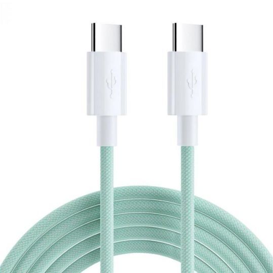 USB-C till USB-C kabel | 60W | 2m | Grön
