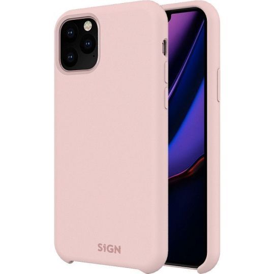 SiGN Liquid Silicone Case för iPhone 11 Rosa